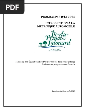 Introduction à la mécanique automobile