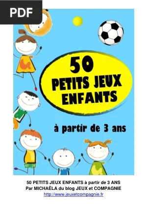 50 petits jeux pour enfants dès 3 ans