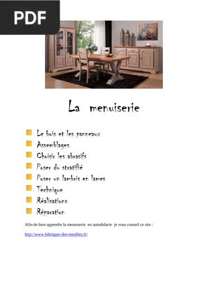 La menuiserie