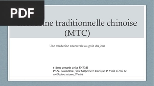 Médecine traditionnelle chinoise