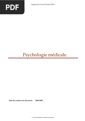 Psychologie médicale