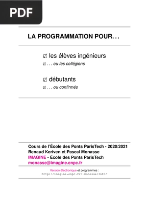 La programmation pour...