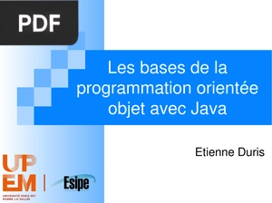 Les bases de la programmation orientée objet avec Java