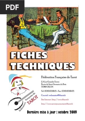 Fiches techniques. Tarot