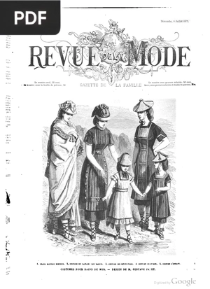 Revue De La Mode 1877