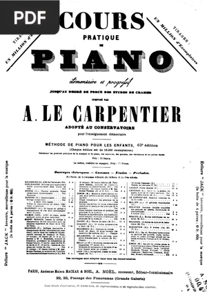 Cours pratique de piano
