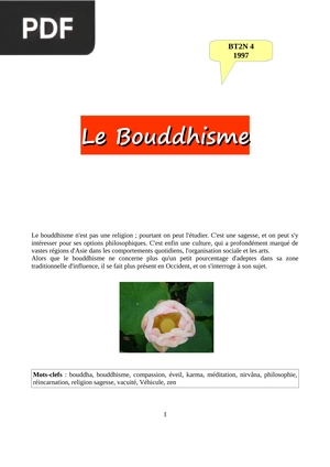 Le Bouddhisme