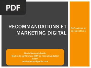 Recommandations et marketing digital