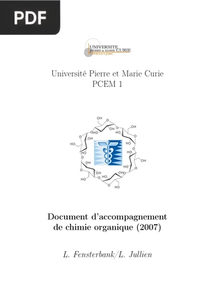 Document d’accompagnement de chimie organique