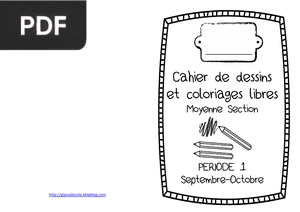 Cahier de dessins et coloriages libres