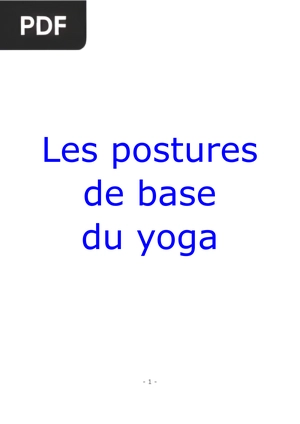 Les postures de base du yoga