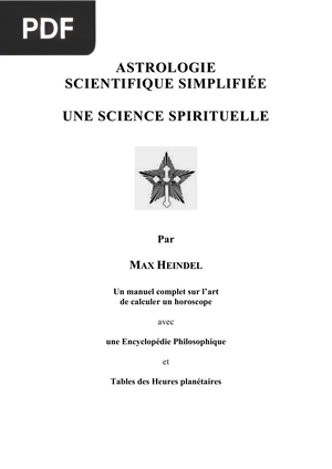 Astrologie scientifique simplifiée