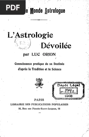 L'Astrologie Dévoilée