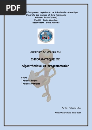 Algorithmique et Programmation