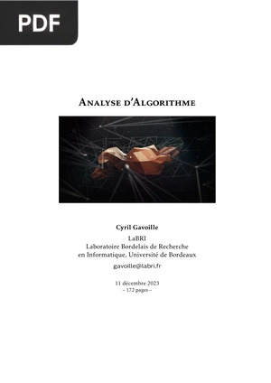 Analyse d’Algorithme
