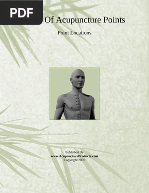 Atlas Of Acupuncture Points - Point Locations