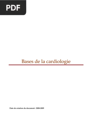 Bases de la cardiologie