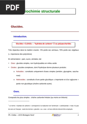 Biochimie structurale