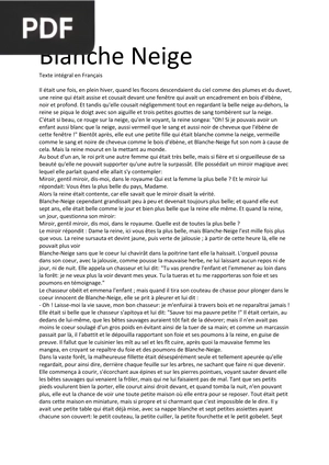 Blanche Neige