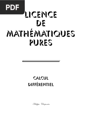 Calcul Différentiel