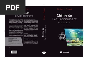 Chimie de l‘environnement - Air, eau, sols, déchets