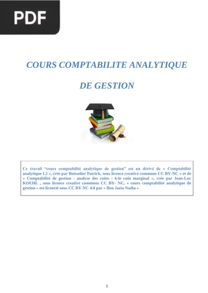 Cours Comptabilite Analytique de Gestion