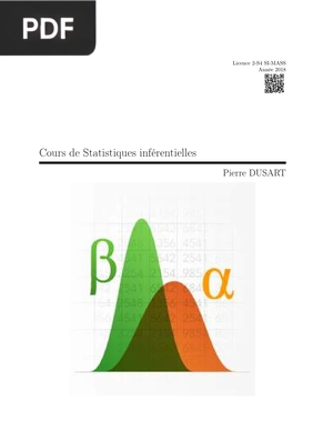 Cours de Statistiques inférentielles
