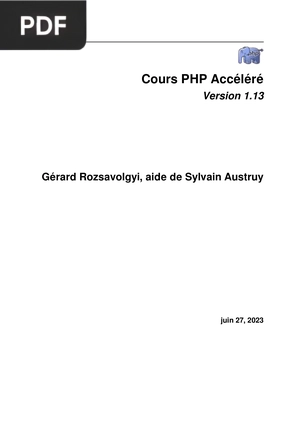 Cours PHP Accéléré