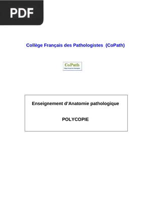 Enseignement d’Anatomie pathologique
