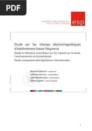 Etude sur les Champs Électromagnétiques d'extrêmement Basse fréquence