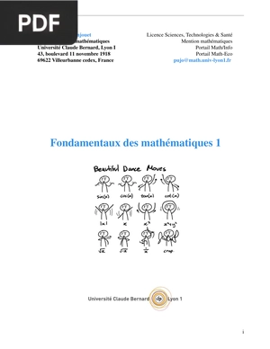 Fondamentaux des mathématiques 1