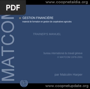 Gestion Financière - Material de Formation en Gestion de Coopératives Agricoles