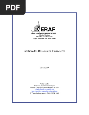 Gestion des Ressources Financières