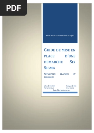 Guide de Mise en Place d’une Demarche Six Sigma