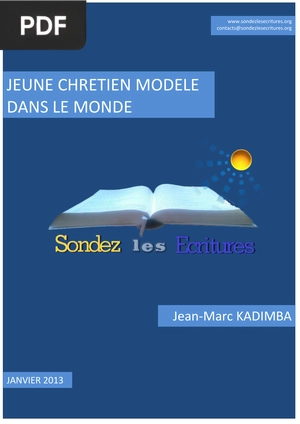 Jeune Chrétien Modèle dans le Monde