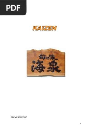 Kaizen - principe de l’amélioration continue