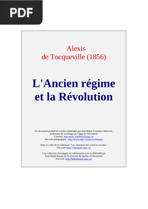 L'Ancien régime et la Révolution