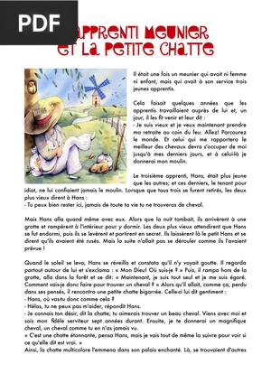 L'Apprenti Meunier Et La Petite Chatte