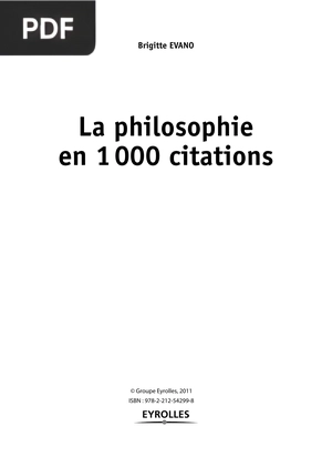 La philosophie en 1000 citations