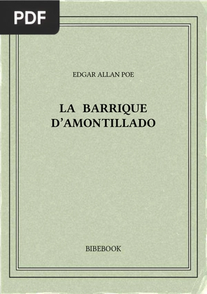 La Barrique d'amontillado