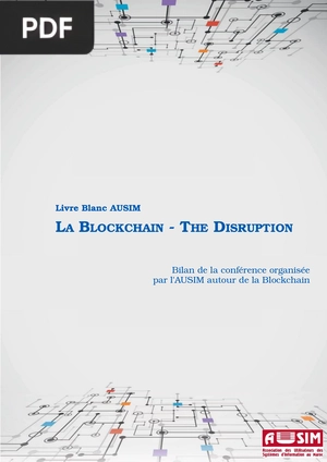 La Blockchain - The Disruption