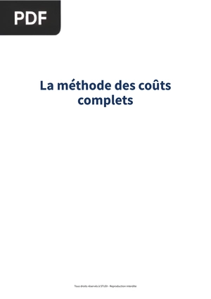 La Méthode des Coûts Complets