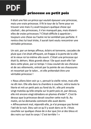 La Princesse au Petit Pois