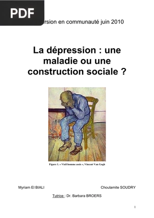 La dépression - Une maladie ou une construction sociale ?