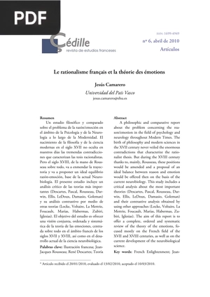 Le rationalisme français et la théorie des émotions