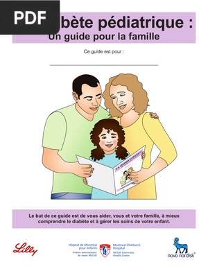 Le diabète pédiatrique - Un guide pour la famille