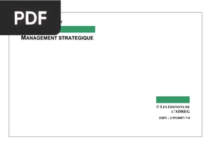 Management Strategique