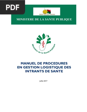 Manuel de Procedures en Gestion Logistique des Intrants de Sante