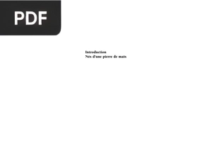 Nés d’une pierre de maïs