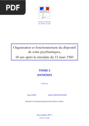 Organisation et fonctionnement du dispositif de soins psychiatriques